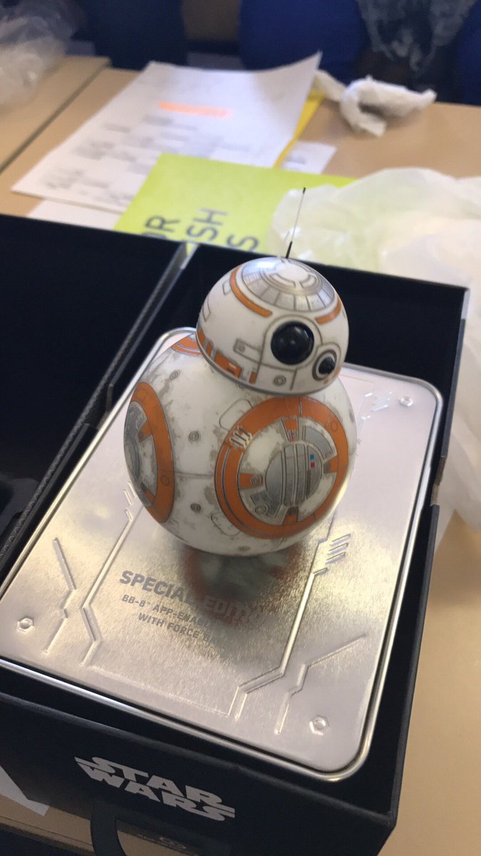 Jola_Czerwonka's tweet image. My new BB-8 I&apos;m loving it 😀#coding #codingtoy #TAS #engagingstudents