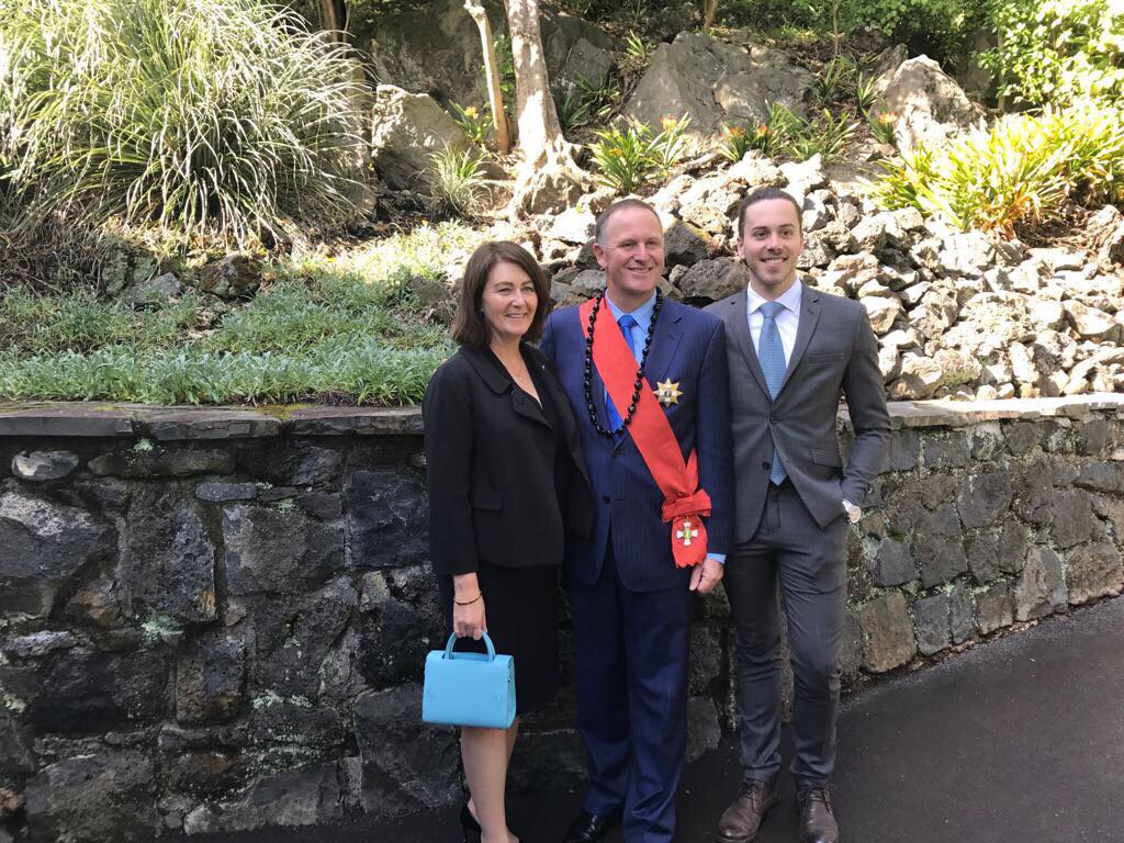 A special day to share with my wife Bronagh and son Max Key - very proud.