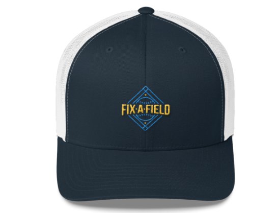 fixafield's tweet photo. Donate $35 or more to FixAField and get an official FlexFit one size fits all hat! #fixafield Learn more here: https://t.co/C61WabrKa8 https://t.co/vsD5vYmuD0