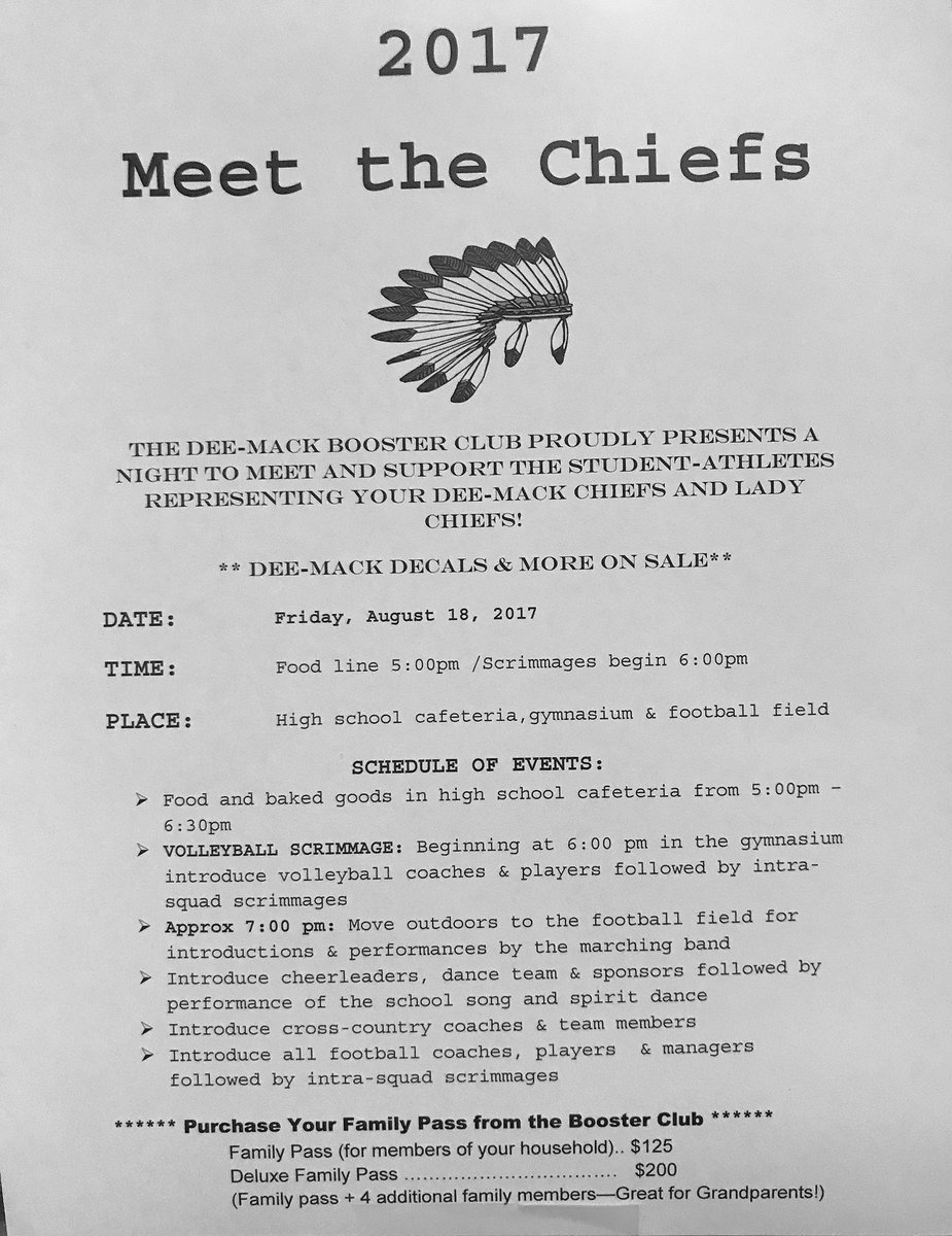 DCM_Football's tweet photo. Looking forward to seeing the community on Friday as we kick off the 2017 cross country, volleyball, and football seasons. #9daystilkickoff https://t.co/23ndSux7Jd