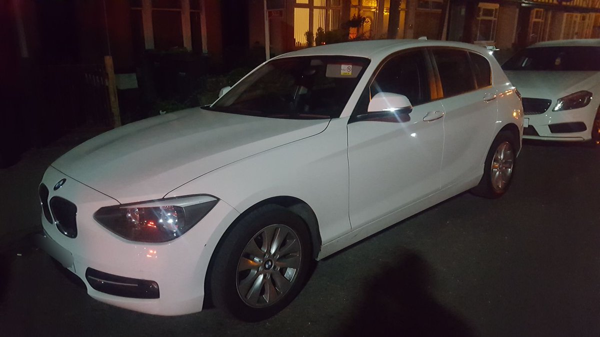 Trafficwmp's tweet photo. Stolen from @BNTrinityNHT and recovered on @brumpolice displaying false plates. #beadyeye https://t.co/N3EwZpePIw