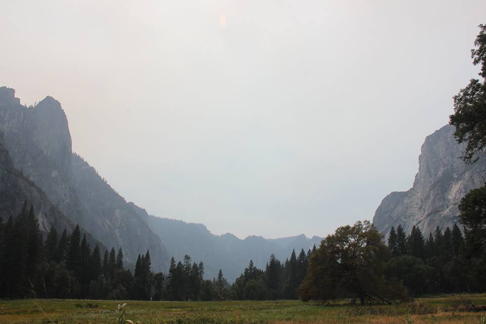 YosemiteNPS's tweet photo. Air quality has been variable over the last few days due to fires. Learn more about current conditions here: https://t.co/TJYzcRAYfF https://t.co/67fPEHLfl3