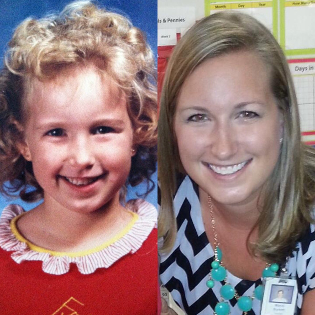 mrsmandibee's tweet photo. From first grader to first grade teacher! #firstgradeismyjam #onceastudentnowateacher https://t.co/xCHxSfVXVK