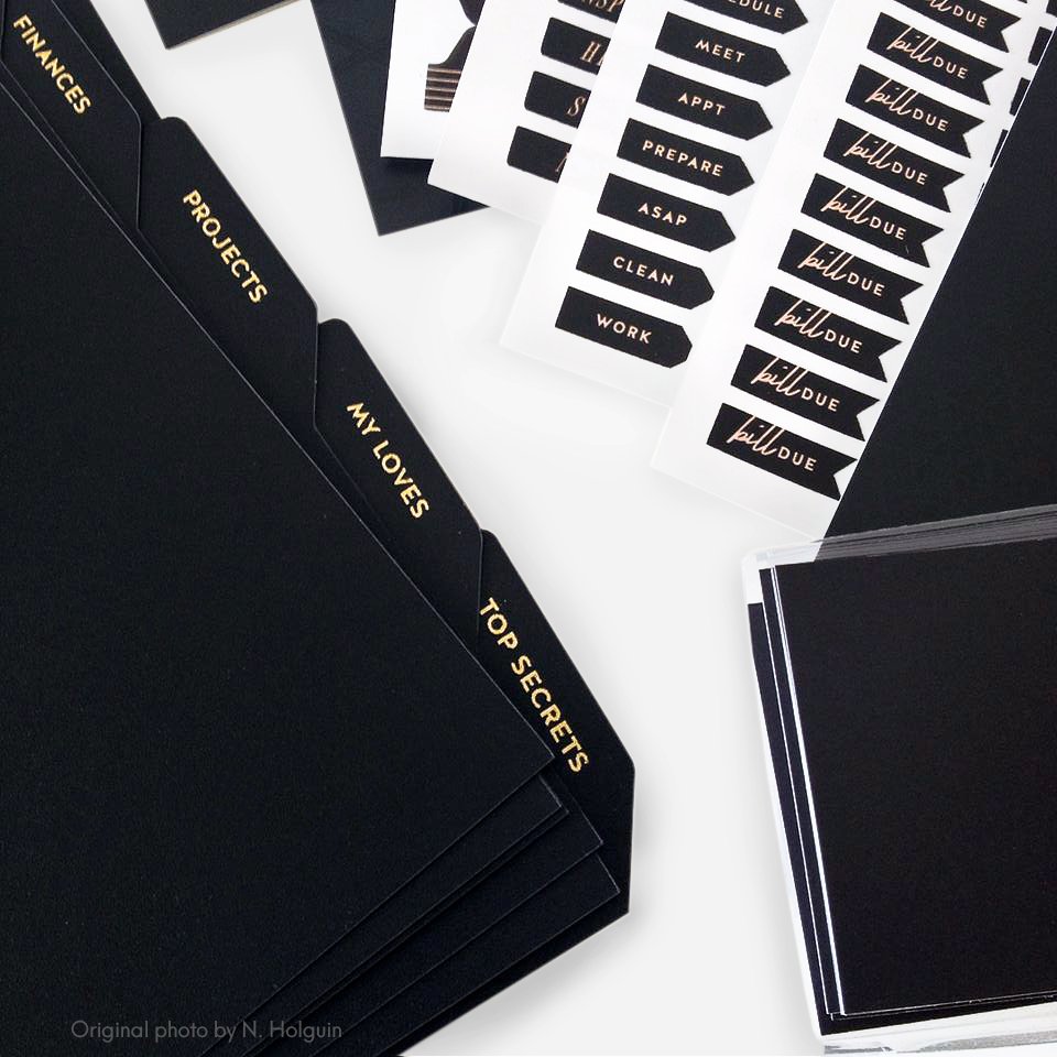 sessavee's tweet photo. Love seeing all my customers' choices for their #personalized tabs! 🖤 #planneraddict https://t.co/CkWmnLhLgs