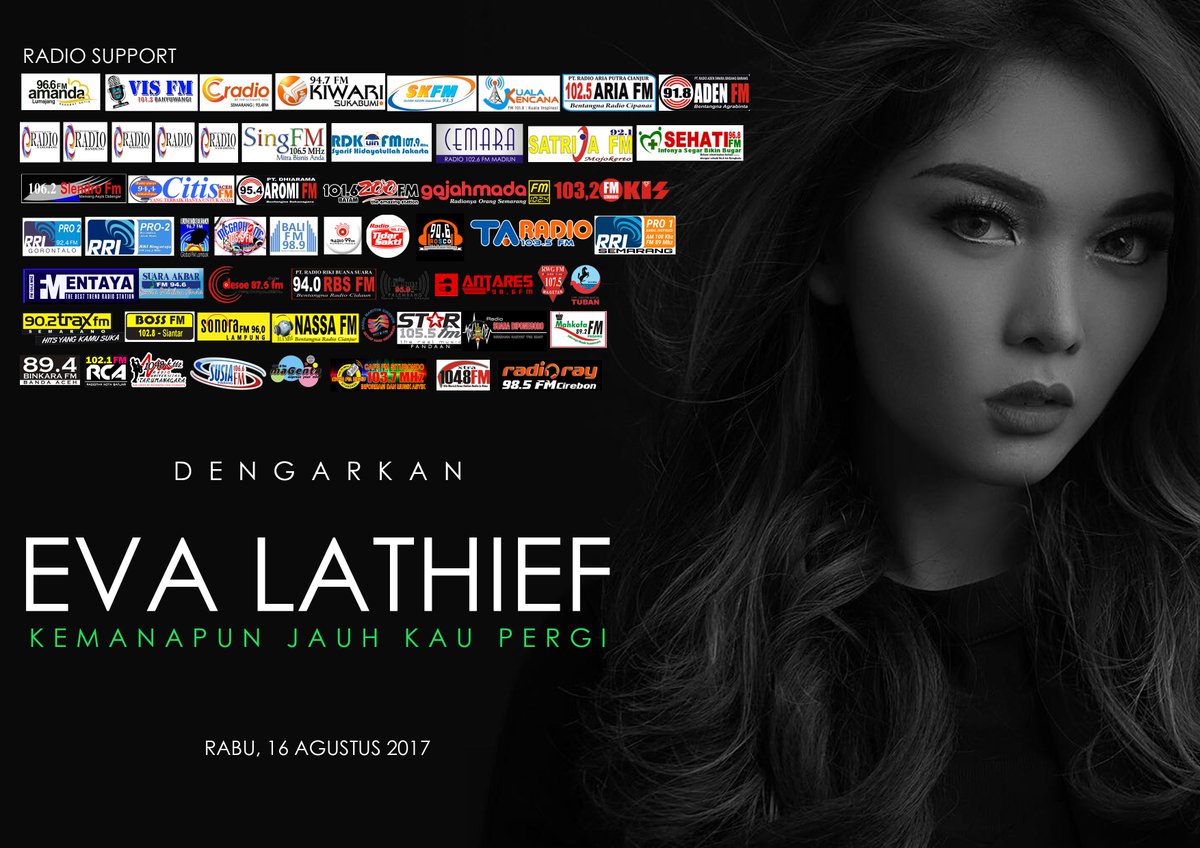 Susiafm's tweet photo. Now || #IndonesiaAirplay
#PemutaranPerdana di Radio @Susiafm 
@lathifaturR - Kemanapun Jauh Kau Pergi
@sswila_official https://t.co/LsGbIZweMF