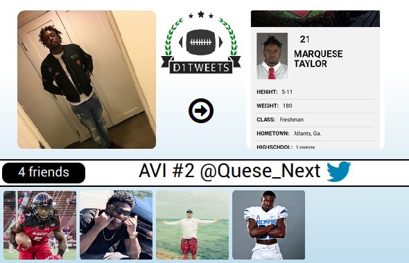 d1tweets_aac's tweet image. d1tweets.com/#aac updates avi #2 d1tweets.com/aac/large/Ques… for Marquese Taylor #LLTREZ #Bearcats