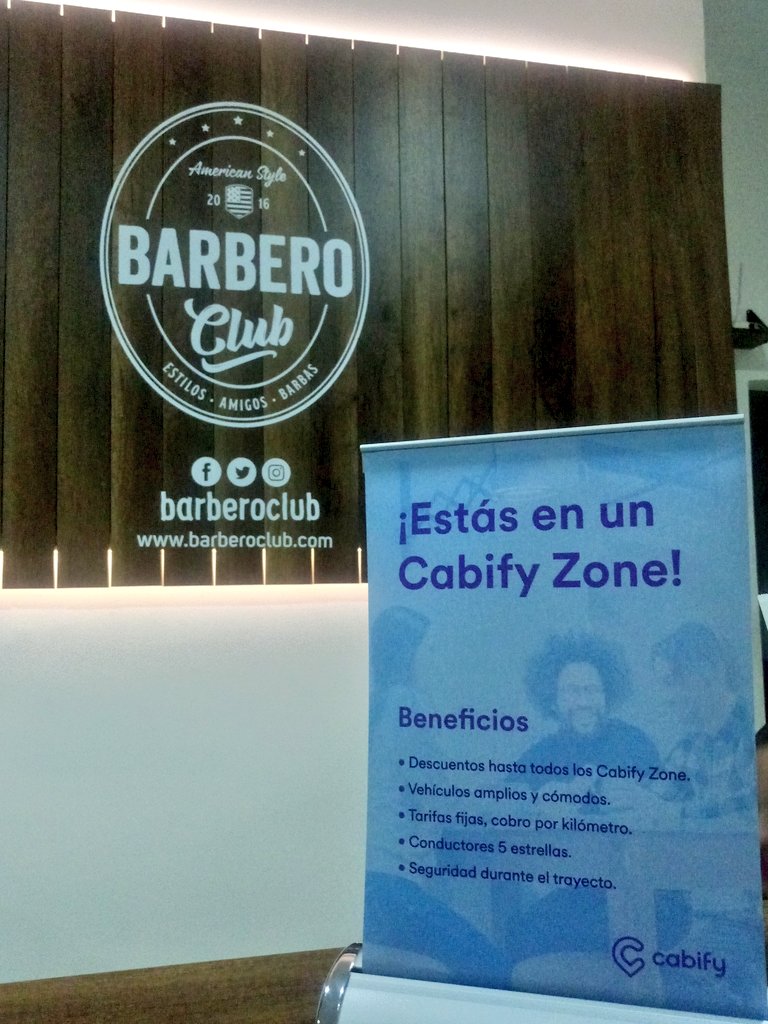 barberobros's tweet photo. Si eres usuario de @cabify_ecuador, aquí tendrás un beneficio que te va a gustar, te esperamos! #CabifyZone https://t.co/e1SRhnSV8X