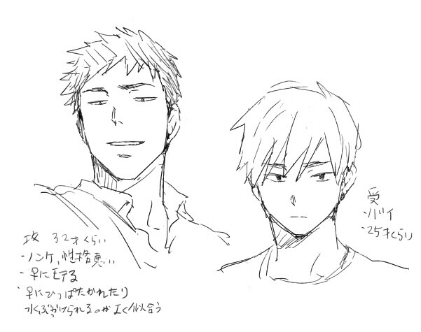 ネームできた～久しぶりにR18描く。 
