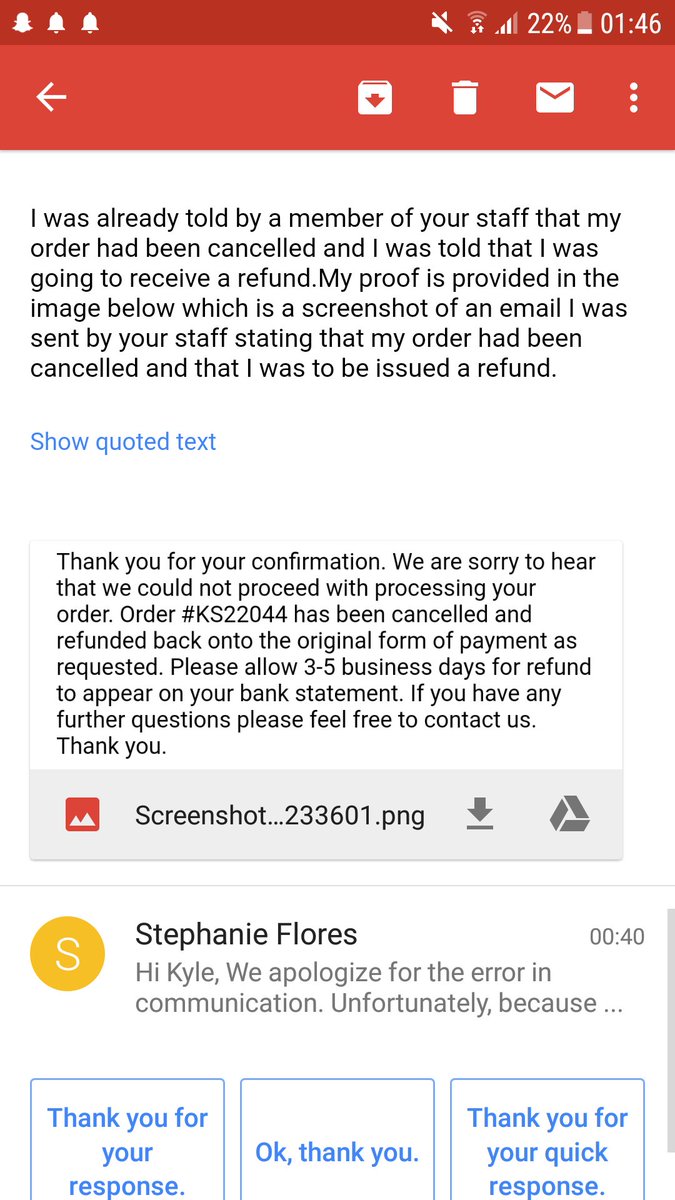 YtRise's tweet photo. @KimKardashian I sent a message enquiring about a refund and kids supply staff are very unhelpful and https://t.co/r4ocV1Eubj is my proof https://t.co/OwKrg0B6nK