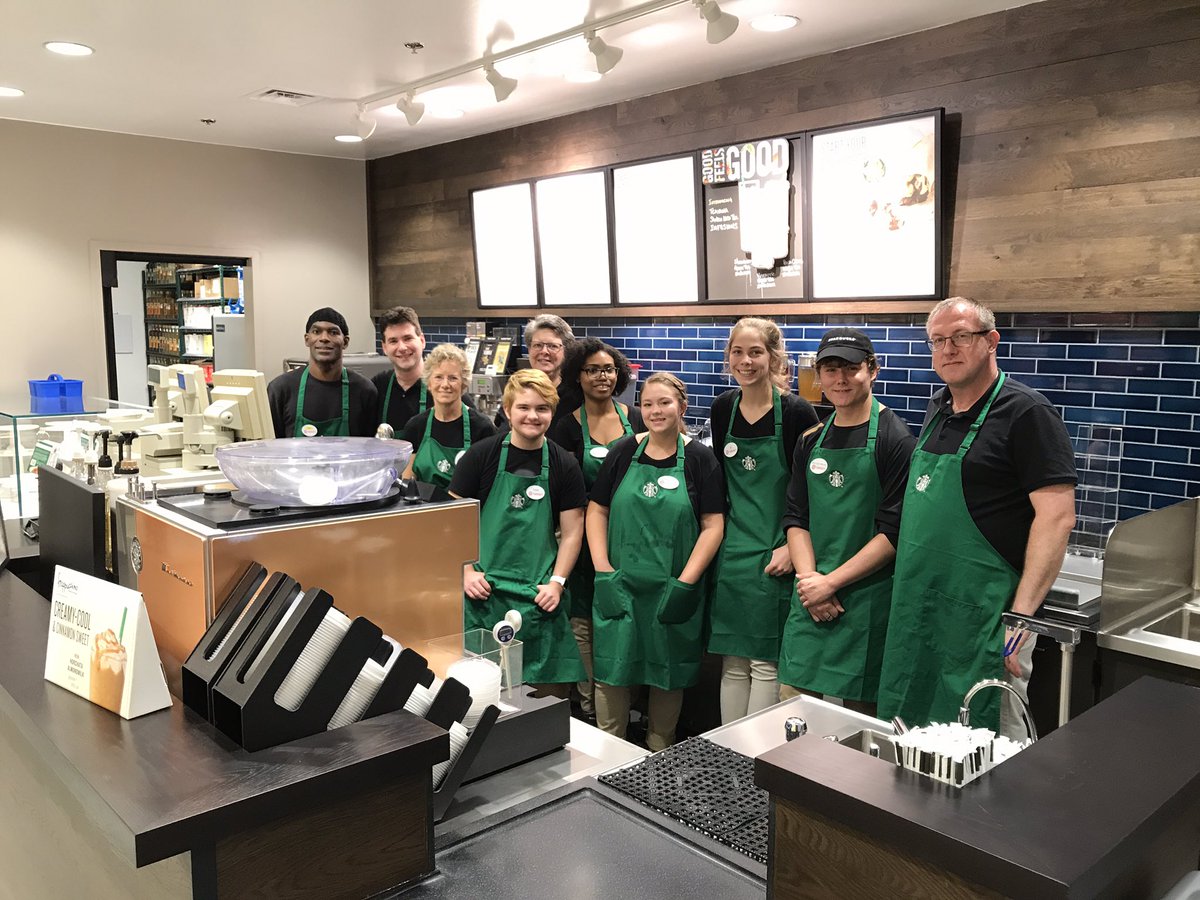 Meet our new Starbucks team! Grand opening 8/16.  Thank you Todd for all the great training! <a href="/eberhardt_mark/">Mark Eberhardt</a> <a href="/TARGETPOLARIS/">Target1236</a> <a href="/EdwardTD444/">Edward A. Turner</a>