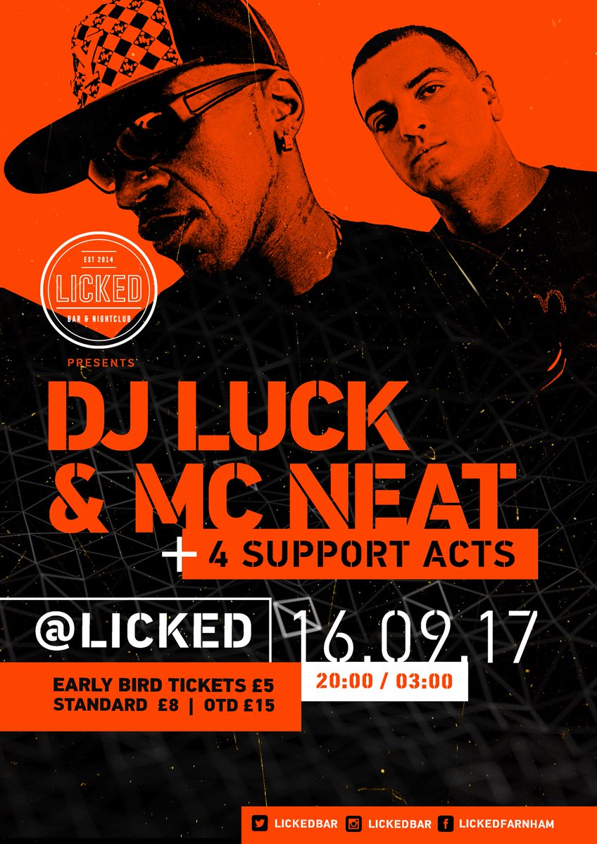 We welcome back <a href="/LucknNeat/">DJ Luck & MC Neat</a> #excited