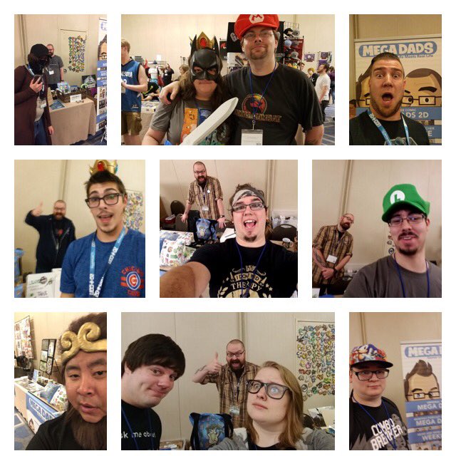 TheMegaDads's tweet photo. Thank you to everyone who shared their selfies at our table at #2DCon2017 last weekend!
Awesome to meet you all! https://t.co/ARV1LA87Bj
