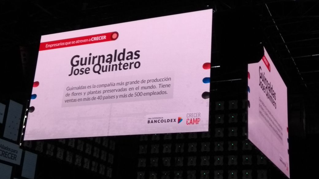 Revista_NI's tweet photo. A esta hora en el @CrecerCamp nos acompaña José Quintero, de la empresa GUIRNALDAS, productora más grande de flores del país. https://t.co/3RIskHfkIW