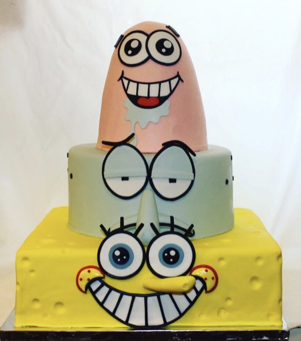 GivanSweets's tweet photo. #Givansweets SpongeBob cake 🍍

#yum
#spongebob 
#andpatrick
#cake
#pineappleunderthesea 
#Boston
#cakes https://t.co/xi5pSiTkZz