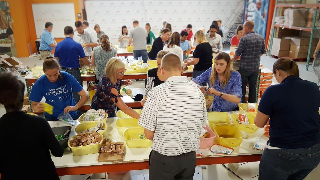 MATTER_ngo's tweet photo. Teamwork, Communication & Epic #MATTERbox Packing Skills! @eatoncorp is crushing their #MATTERboxChallenge! https://t.co/NnChMnFEx9