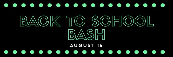 TBCadastudents's tweet photo. Don't forget about tomorrow night!! Our back to school bash is starting at 6:00! Invite your friends for an awesome time!! https://t.co/ETdW0r6qrf