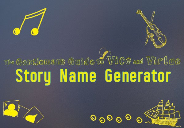EpicReads's tweet photo. What handy dandy guide to life do YOU need? Use this story name generator to find out! 🤔🤔🤔 https://t.co/TyZfsR90aZ https://t.co/iOVj58IEHe