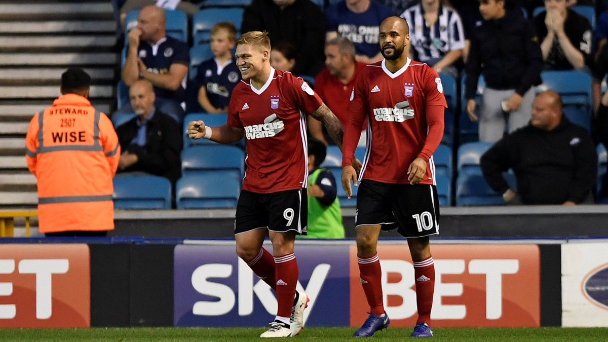 IpswichTown's tweet photo. FULL TIME | Millwall 3-4 Town 

Town edge a seven goal thriller at The Den thanks to @jordanjspence's late winner. ⚽️ 

Get in there! #itfc https://t.co/cXhMU2QRwt
