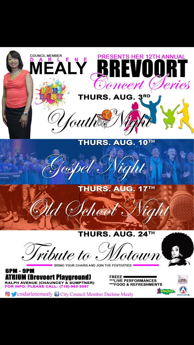 Come out to our Brevoort Concert Series,