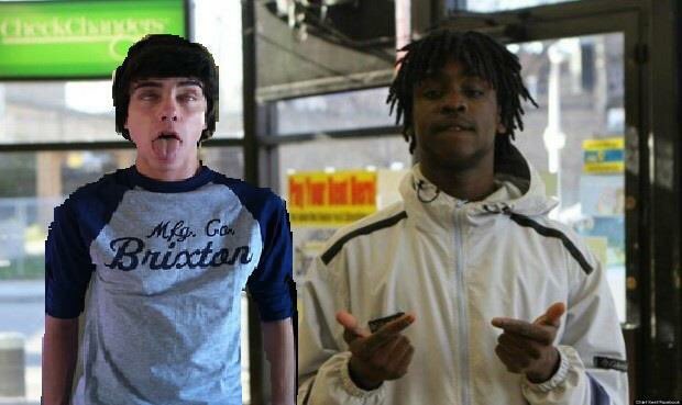 I made this pic of chief keef and myself when I was 15. Happy Birthday you\ve always been there for me 