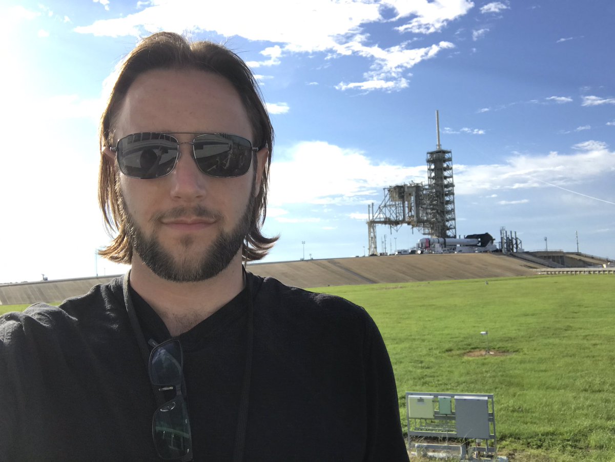ChrisG_SpX's tweet image. Trip to Florida for family &amp;amp; space complete. Now back to LA and western US for #SolarEclipse, #SpaceX #Formosat launch, and writing work.
