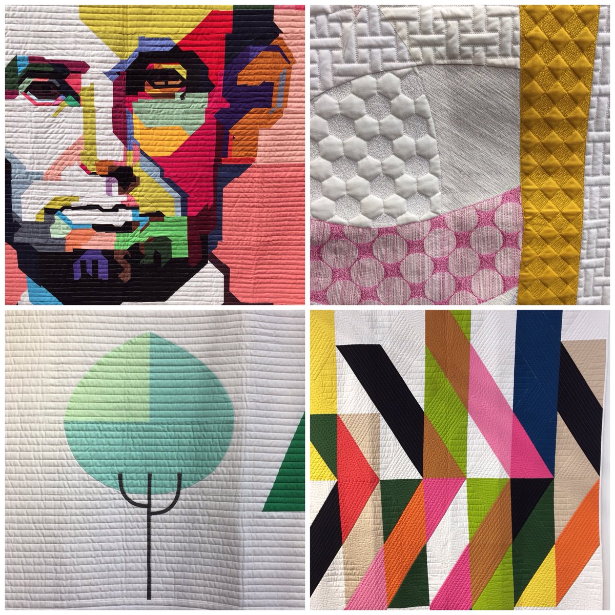 ColetteMoscrop's tweet photo. Some of the highlights from #FOQ2017, these were from @MQGQuiltCon earlier in the year. Just stunning, absolutely stunning. I'm so inspired! https://t.co/zGFdKQfIWy