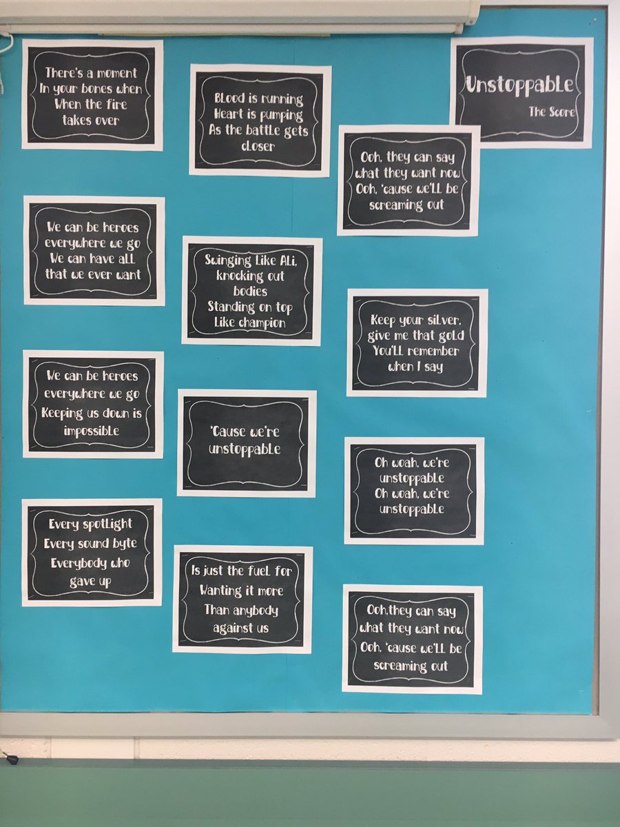 A constant reminder to be inspiring and inspire others!