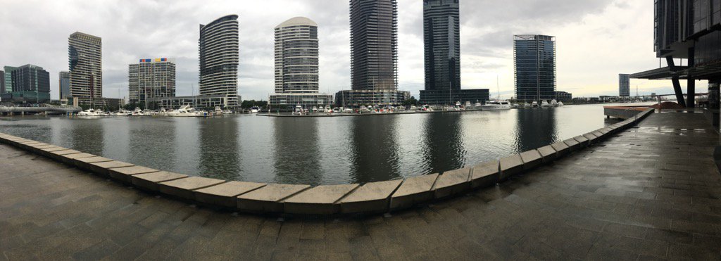 brooke__davies's tweet photo. Beautiful morning! Waking up in the worlds most liveable city #Melbourne #liveability16 #docklands https://t.co/dwHjVOArR5