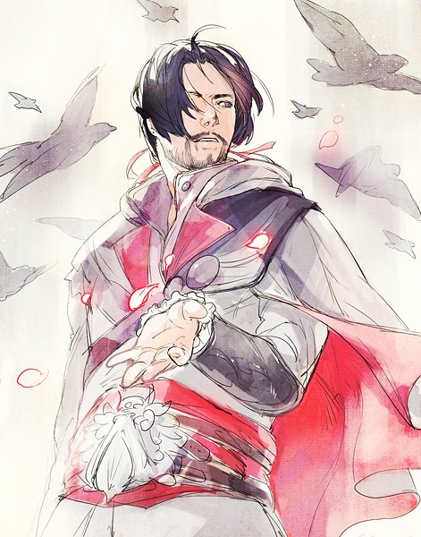 assassinscreed's tweet photo. Fear not the darkness, but welcome its embrace. | Ezio by Tumblr user Haco11 🎨https://t.co/cLGHgZ4VJ1 https://t.co/dG6Mn9riWQ