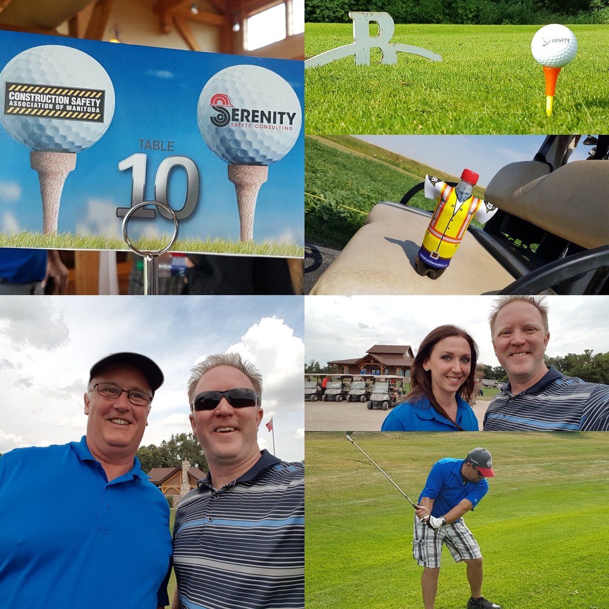 SerenitySafety's tweet photo. Great day at Bridges with the #CSAMclassic!  #golfday #betterthanwork https://t.co/p76TQRDJkS