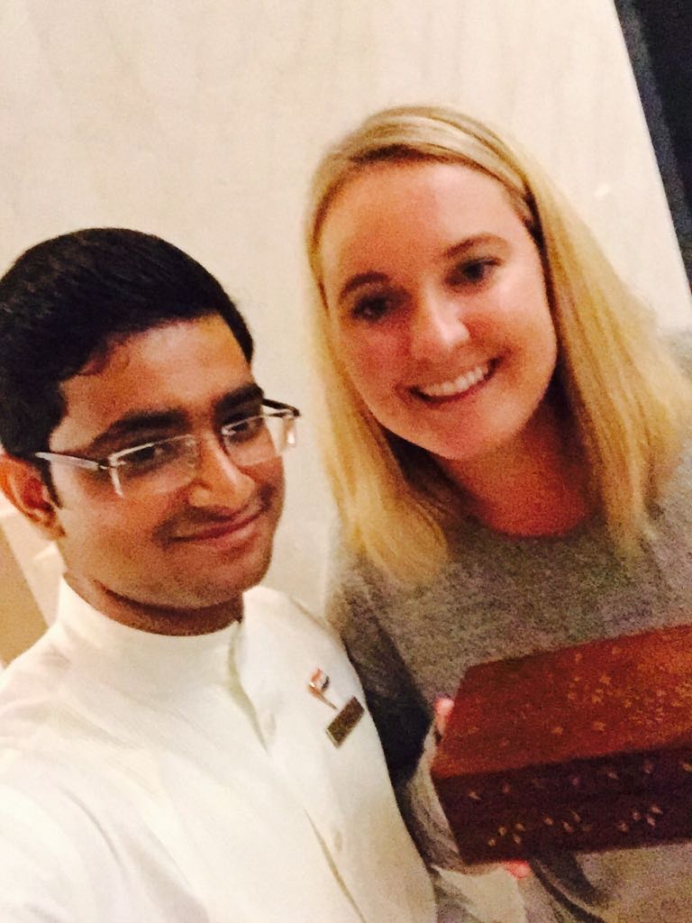 nitish_iyer's tweet photo. When we are empowered to make friends with the guest and keep them smiling and happy #tridentexpirience #kanak @TridentHyd https://t.co/PTqXsV82zk