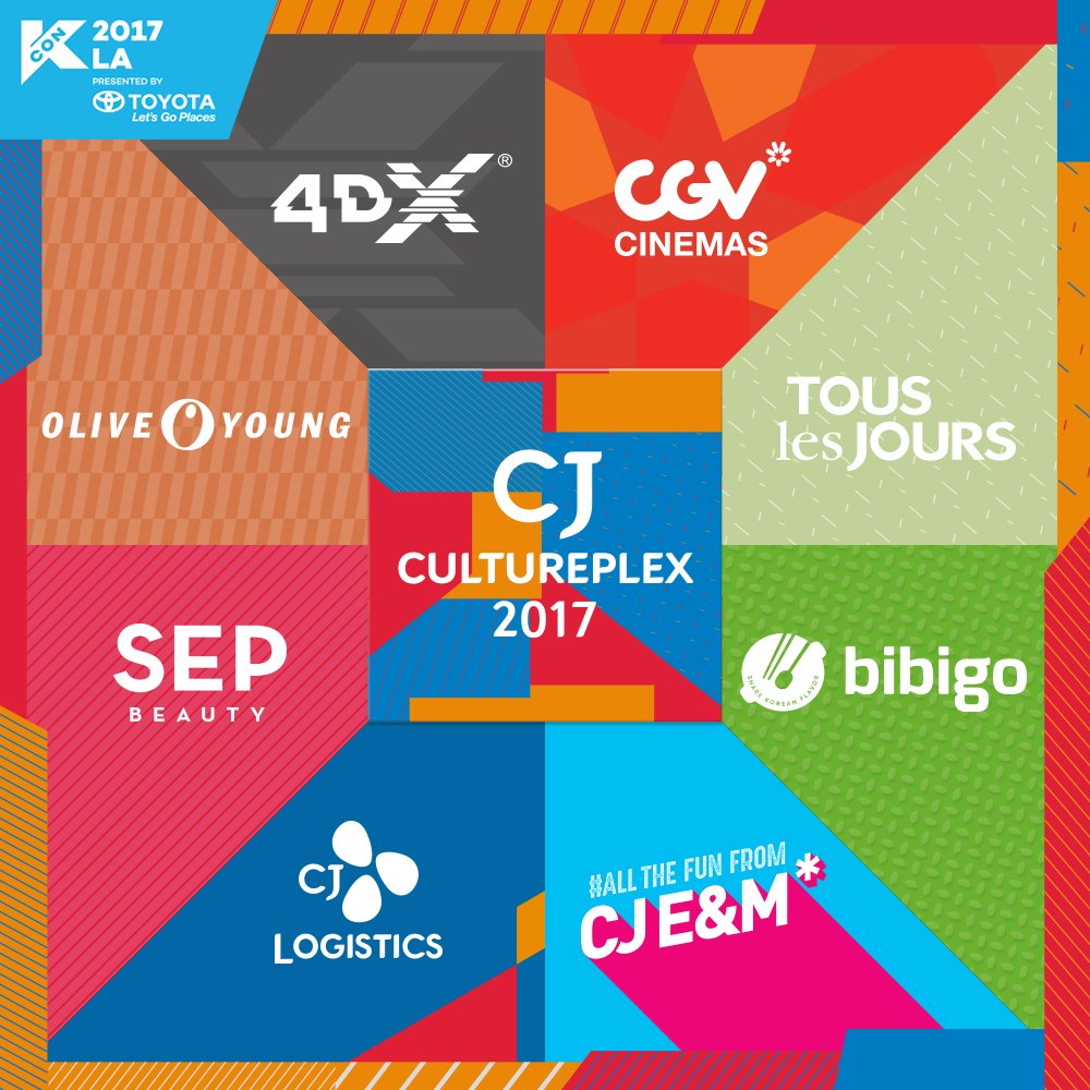 kconusa's tweet photo. Oh! Wow! Yum! Fun!
Experience the thrill of K-Life through 8 fun and diverse CJ Brands
Meet you @ CJCULTUREPLEX
#KCON17LA #CJCULTUREPLEX https://t.co/k8uV0dgb3w