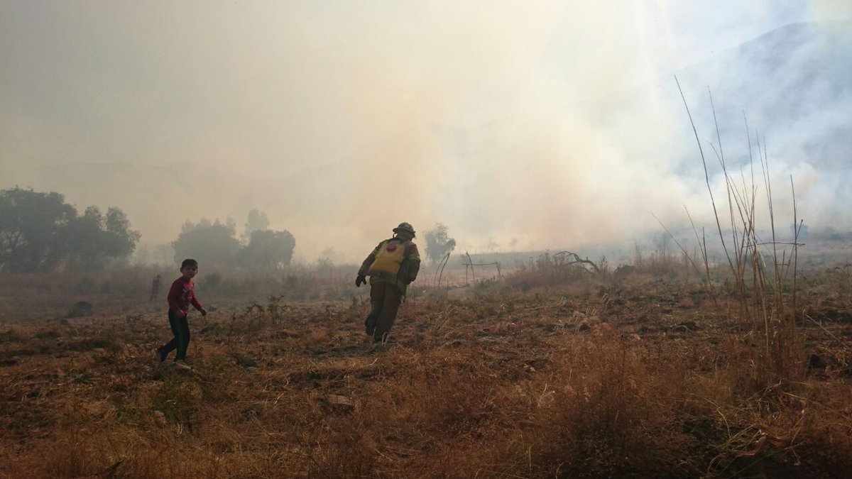 carmenchallapa's tweet photo. #deÚltimo: 22 bomberos de la @Pol_Boliviana y 30 comunarios de #Combuyo #Cochabamba lograron sofocar un nuevo incendio forestal. https://t.co/5p0YwigEKv