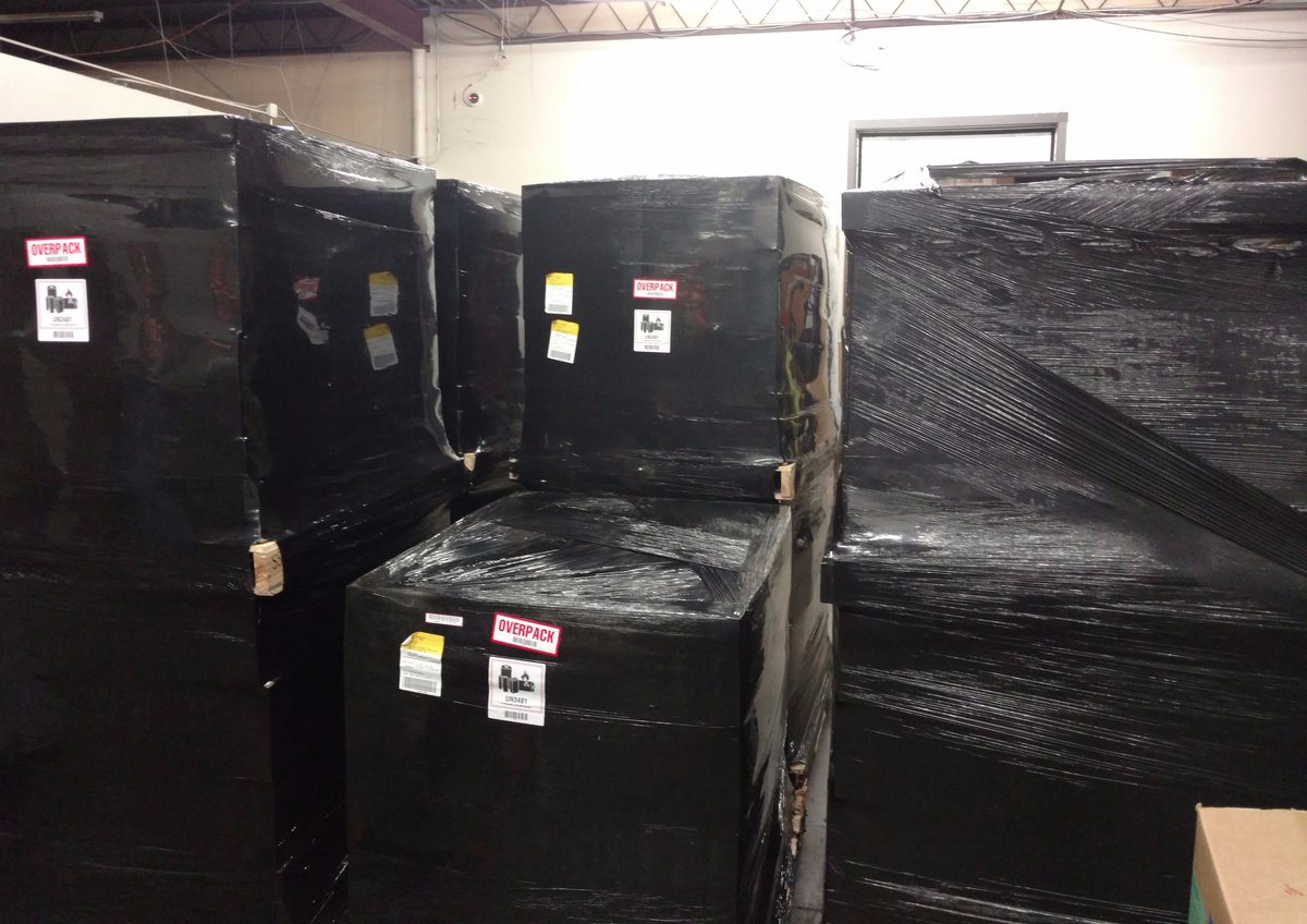 SteveLoganJr's tweet photo. First shipment of 9-12 Chromebooks arrived today! #educ8bisd #BISDinspires https://t.co/znGaDhzE1Z