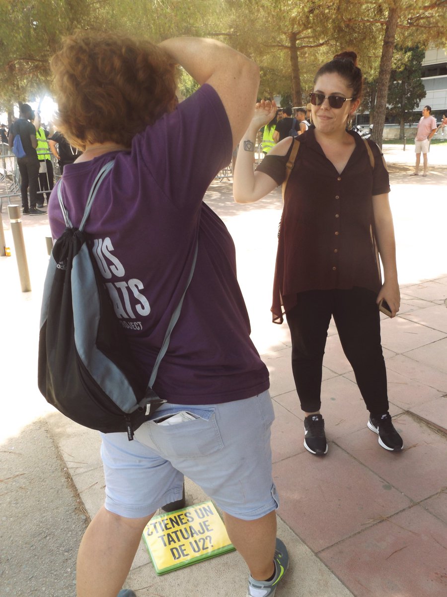 DanielaLovesU2's tweet photo. In #Barcelona, showing my #U2tattoo for the #U2tattooproject. https://t.co/tiRzTqQj5w