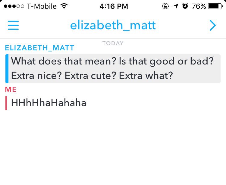 Bridgeeebear's tweet photo. My mom's response to me telling her that she's extra https://t.co/7WqJRIYPMj