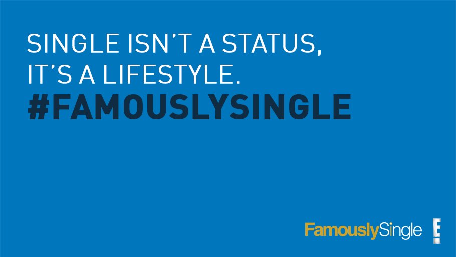 Don't kill our #FamouslySingle vibe, thx.