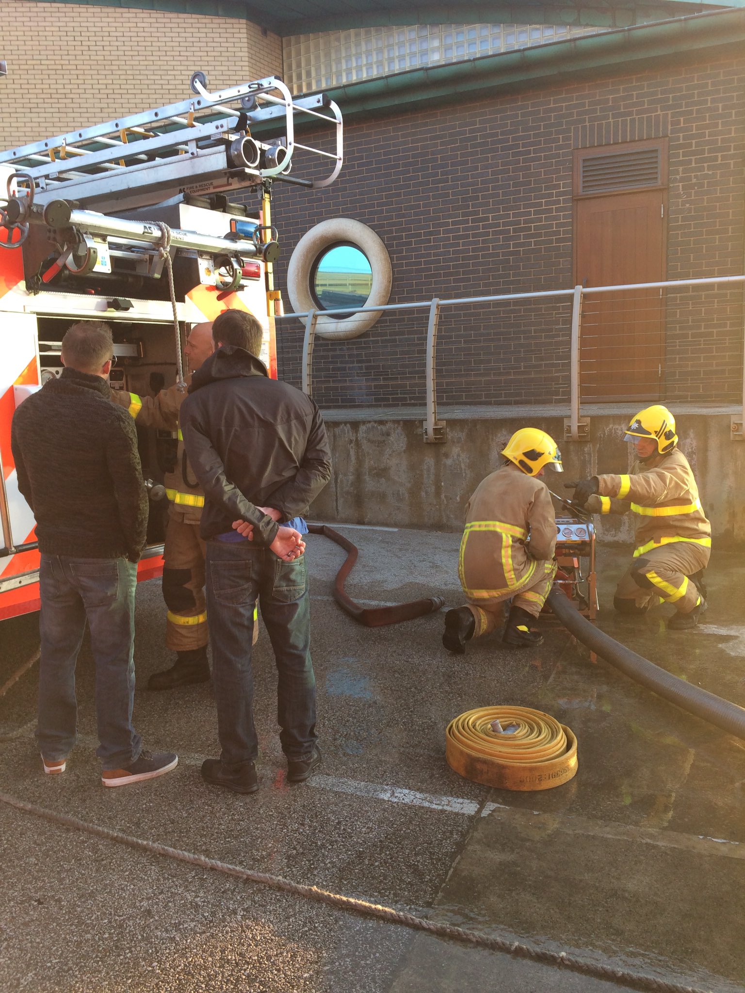 Lytham Fire Station on Twitter "Drill Night Pumping Open Water & LPP