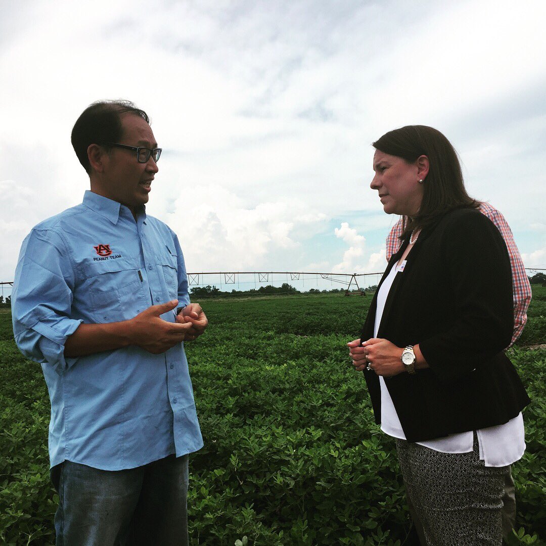 AuburnAg's tweet photo. Thank you to @RepMarthaRoby for your visit to the Wiregrass Research and Extension Center this afternoon! https://t.co/jswf9RfuwV