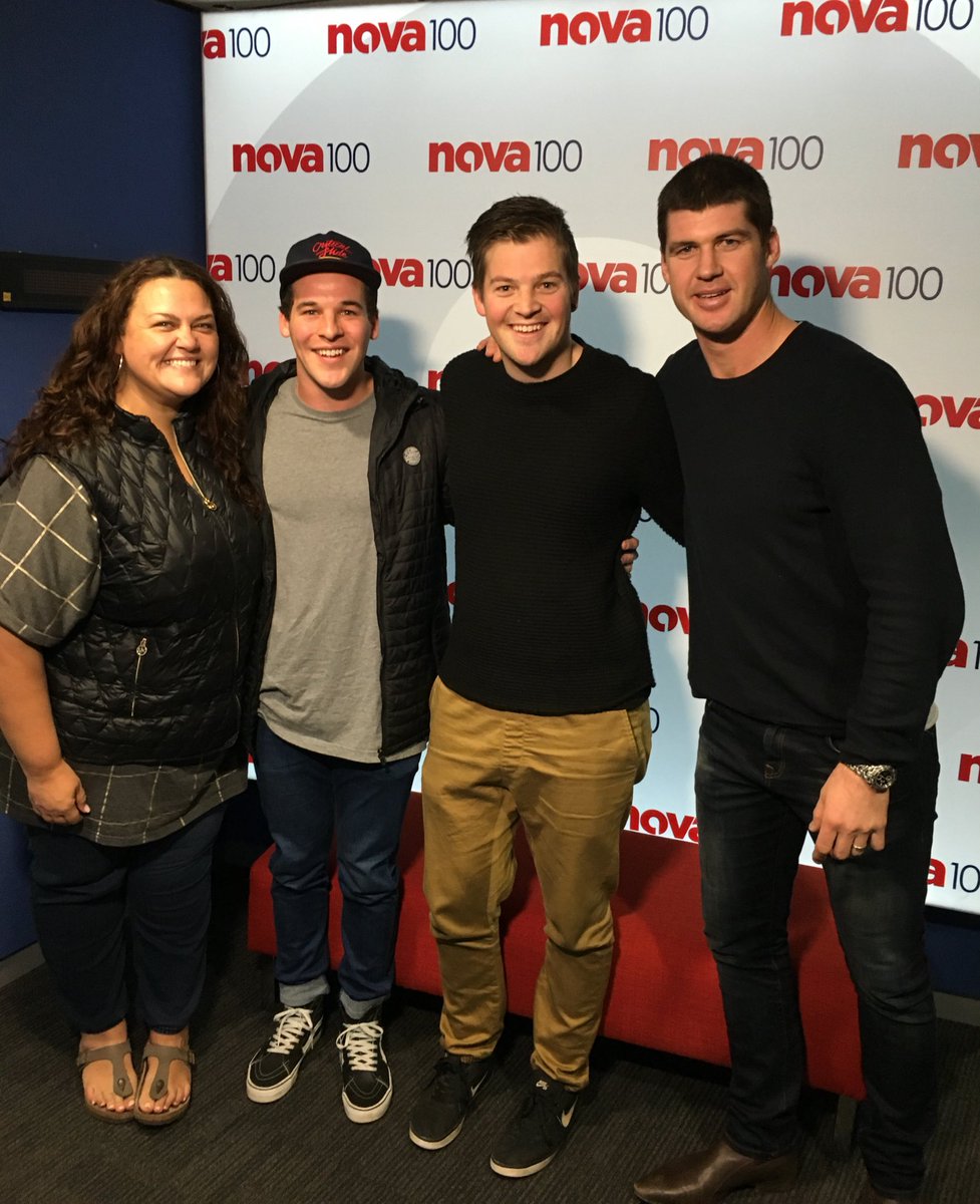 It's easy getting up early when you get to chat with these legends!! 📻😃📸 #9theblock #andyandben #theblockunlocked #fun #melbourne #radio