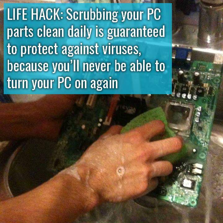 GoldenGoatGamer's tweet photo. The more you know 😂😂 #CleanPC #LifeHack https://t.co/ymja3hmt9t