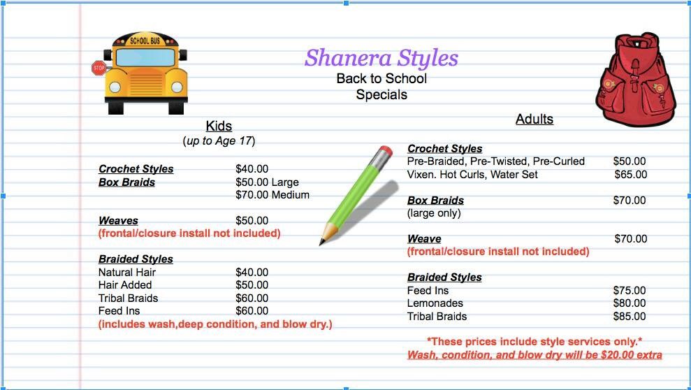 ShaneraStyles's tweet photo. Back 2 School Specials In Motion! Come get you some! #ShaneraStyles#FauxLocs#UNCG#NCAT#Aggies#WSSU#Triad#NC#GSO#Burlington#HighPoint https://t.co/owxXQATUey