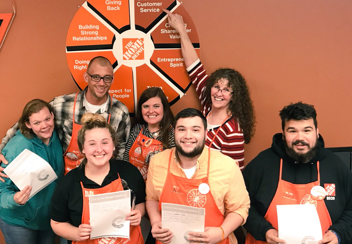 Lowes_SM's tweet photo. Fun Service Desk Training today ending with our own individual Orange Promise #JuneauPride https://t.co/GRhgBNuzUw