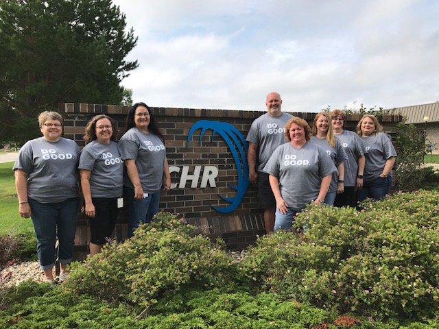 CHRSolutions's tweet photo. Our @Mitchell_SD office supporting local organizations. We wear our #DoGood shirts #EveryTuesday to support #BigFriendLittleFriend https://t.co/xRIxkXBeCY