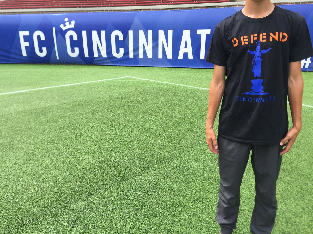 Alex_Meacham's tweet photo. Good luck to FC Cincinnati tonight! #DefendCincinnati https://t.co/T9Lk74iKG2