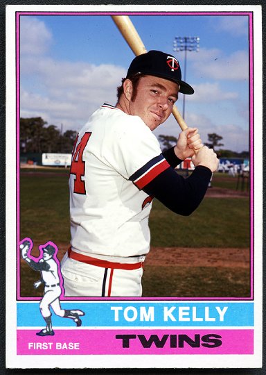 Happy 67th birthday to former skipper Tom Kelly! Here\s a custom 1976 card to celebrate! 