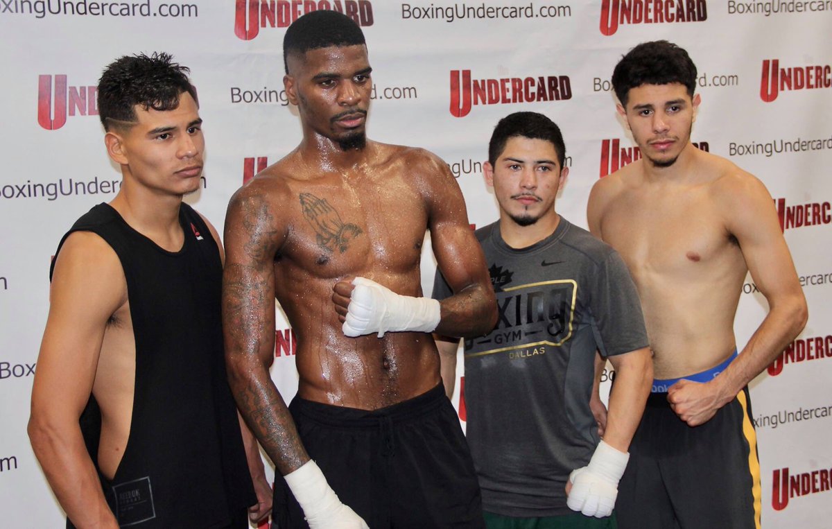 UndercardBoxing's tweet photo. Fight Week! Saturday night from Omini Hotel in Dallas Texas headlined by Maurice Hooker vs Courtney Jackson WBO/ NABO #HookerJackson https://t.co/IdGKS0yrYX
