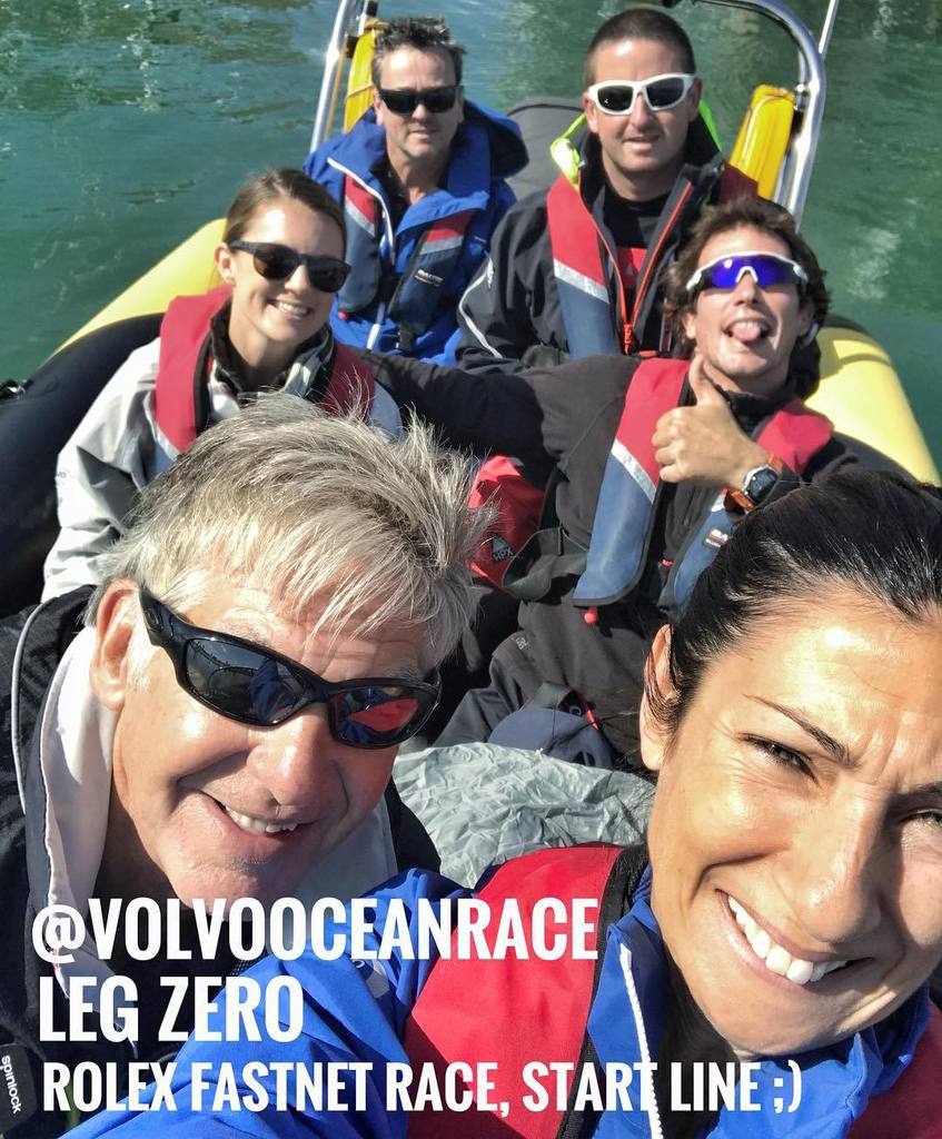 Rolex Fastnet Race ✅ <a href="/volvooceanrace/">Volvo Ocean Race</a> #legzero #rolexfastnetrace #start #ilovemyjob #ilovemyiphone #selfie ift.tt/2vZAWB8