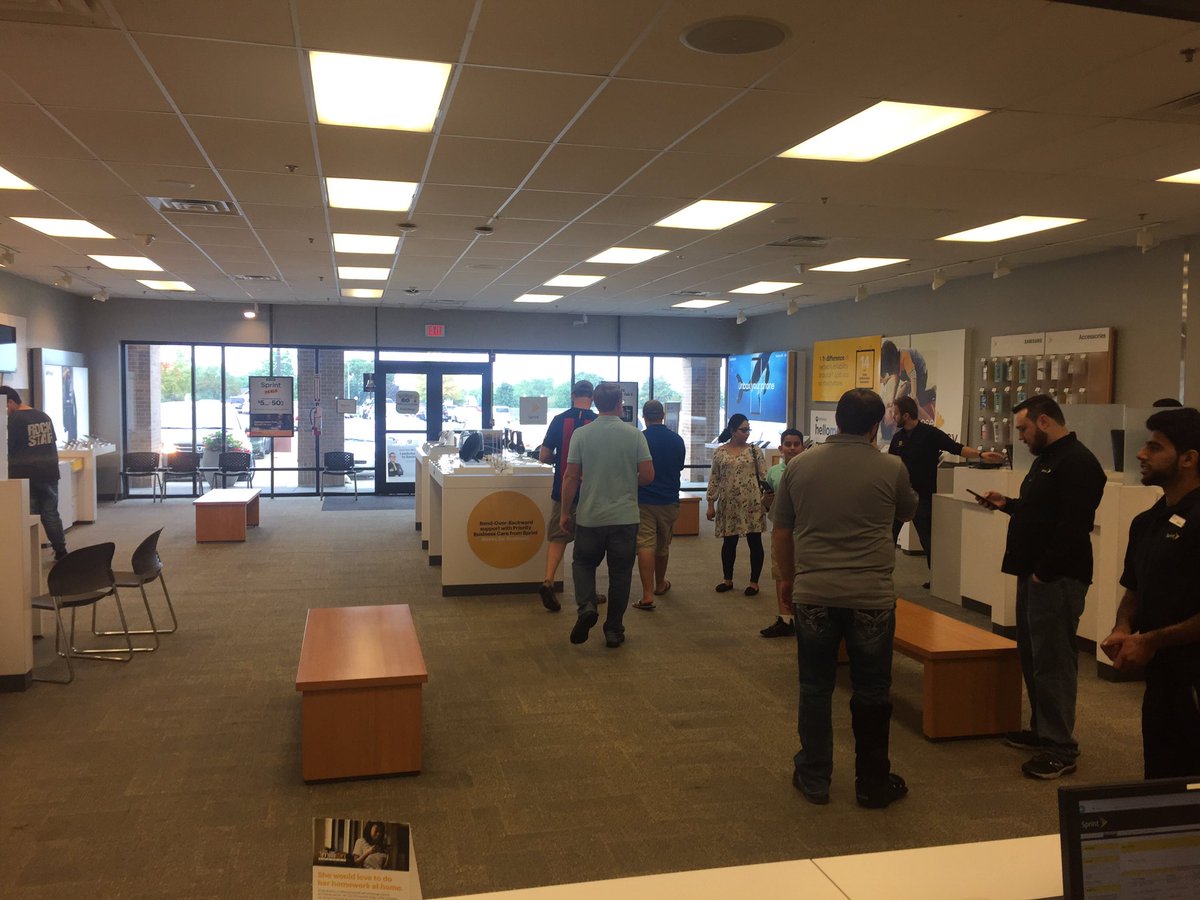 Handing out poke badges at the pokéstop at the West Des Moines Sprint!! <a href="/Zfannon/">Zack Fannon</a> <a href="/LangerSprint/">Luke Langer</a>