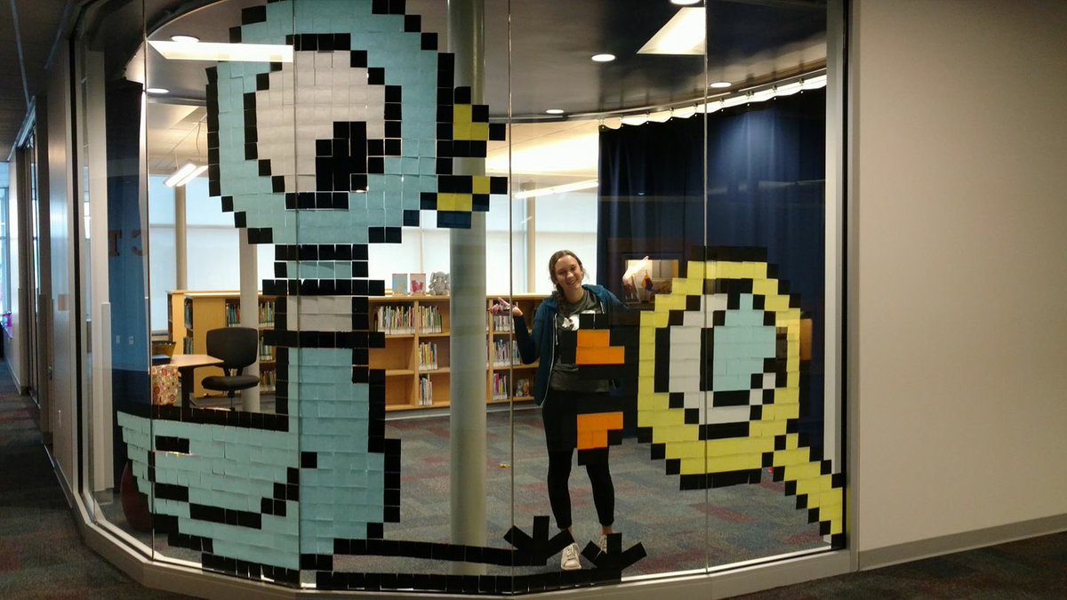tara_heydt's tweet photo. Pigeon look at this, Duckling is trying to get into your library!@RocketReaders @The_Pigeon #readforfun #kidsdeserveit https://t.co/dovFHlOTtl